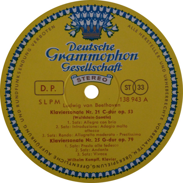 Klaviersonaten Nr. 21 Waldstein-Sonate / Nr. 25 G-Dur / Nr. 23 Appassionata