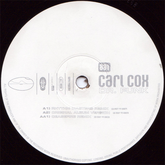 Carl Cox - Dr. Funk | Edel (0091790 COX) - 3