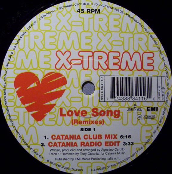 X-Treme - Love Song (Remixes) | EMI (7243 8 88411 6 0)