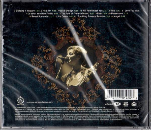 Sarah McLachlan - Mirrorball | Nettwerk (0 6700 30140 2 1) - 2 Sarah McLachlan - Mirrorball | Nettwerk (0 6700 30140 2 1) - 2