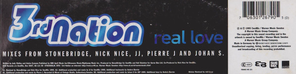 3rd Nation - Real Love (Mixes) | WEA (0630-12679-0) - main 3rd Nation - Real Love (Mixes) | WEA (0630-12679-0) - main