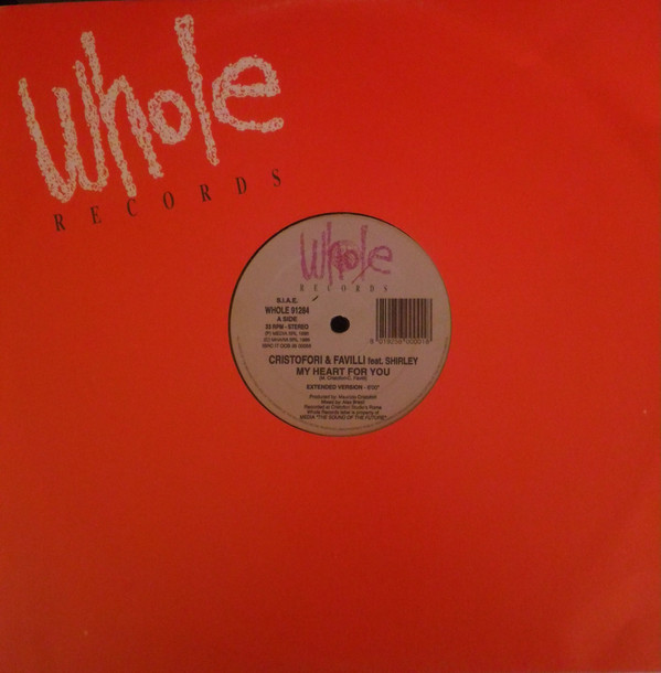 Maurizio Cristofori & Carlo Favilli - My Heart For You | Whole Records (WHOLE 91284) - main