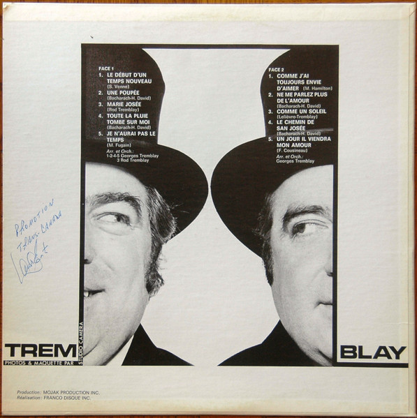 Rod Tremblay , Georges Tremblay - En Vedette, Deux Pianos | Trans-Canada (TCM-966) - 2