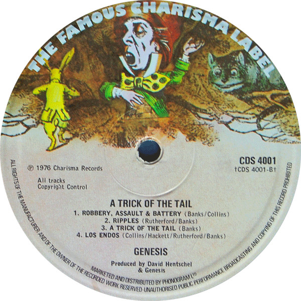 Genesis - A Trick Of The Tail (OG UK) [Vinyl] | Charisma (CDS 4001) - 4