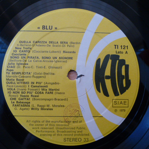 Various - Blu - 20 Successi 20 | K-Tel (TI 121) - 3