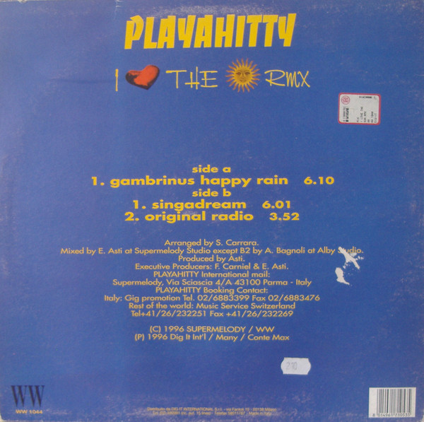 Playahitty - I Love The Sun (Remix) | Wicked & Wild Records (WW 1044) - 2 Playahitty - I Love The Sun (Remix) | Wicked & Wild Records (WW 1044) - 2