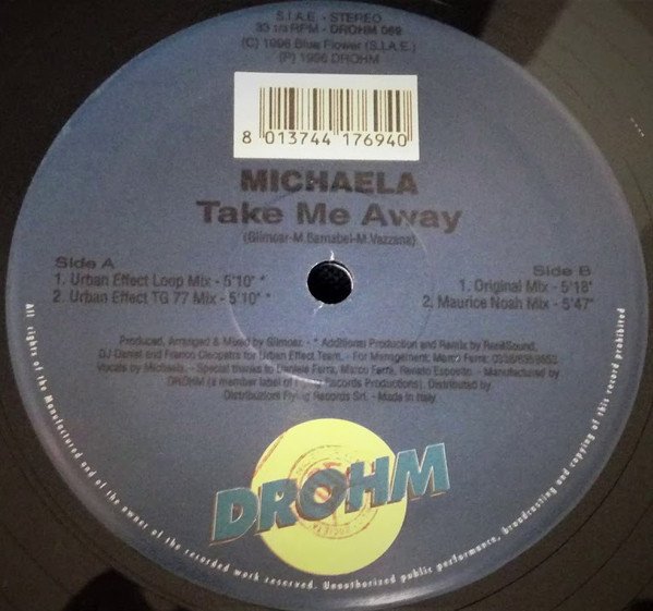 Michaela - Take Me Away | Drohm (DROHM 069)