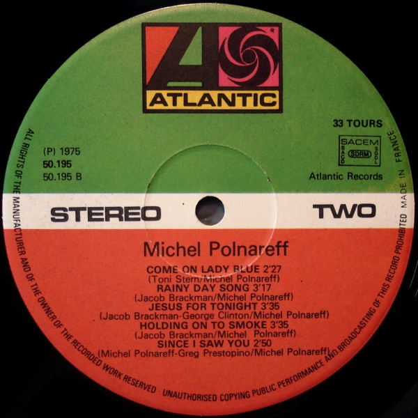 Michel Polnareff - Michel Polnareff | Atlantic (50 195) - 4