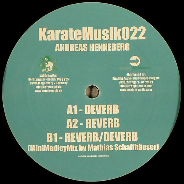 Andreas Henneberg - Deverb EP | KarateMusik (KarateMusik022) - 2