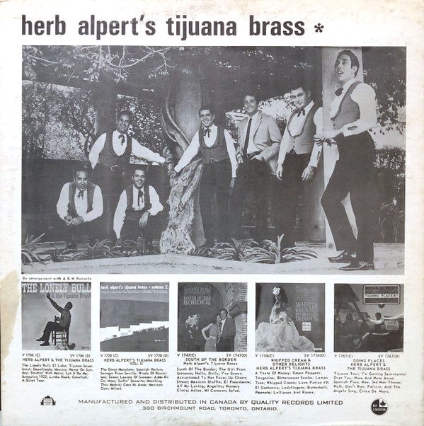Herb Alpert And The Tijuana Brass - !!Going Places!! | Quality (SV 1767(D)) - 2 Herb Alpert And The Tijuana Brass - !!Going Places!! | Quality (SV 1767(D)) - 2