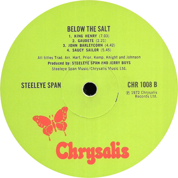 Steeleye Span - Below The Salt | Chrysalis (CHR 1008) - 6