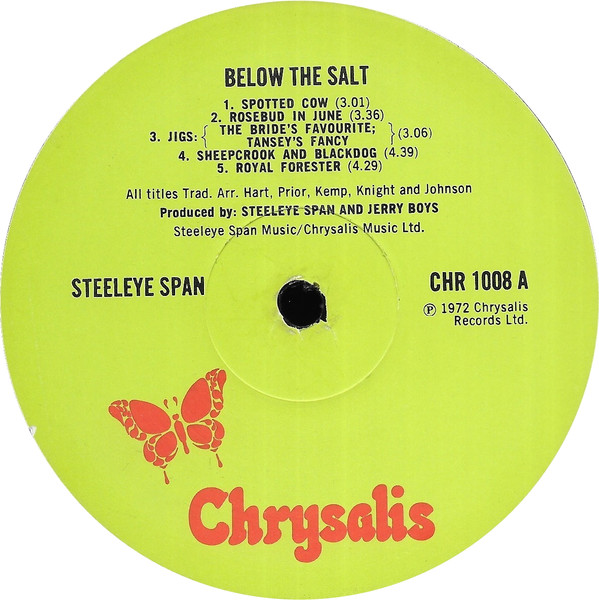Steeleye Span - Below The Salt | Chrysalis (CHR 1008) - 5