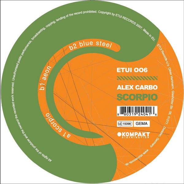 Alex Carbo - Scorpio | Etui Records (ETUI 006) - main