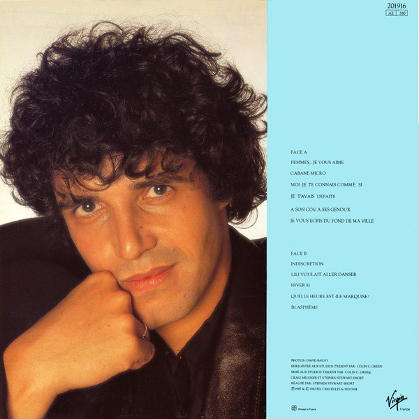 Julien Clerc - Femmes, Indiscrétion, Blasphème. | Virgin (201916) - 2