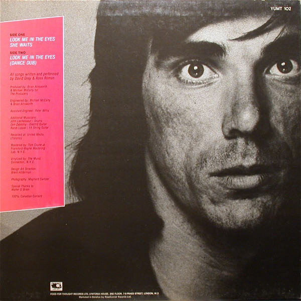 Roman Grey - Look Me In The Eyes | Food For Thought Records (YUMT 102) - 2