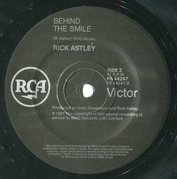 Rick Astley - Cry For Help | RCA Victor (PB 44247) - 4