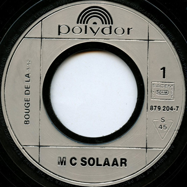 Mc Solaar - Bouge De Là | Polydor (879 204-7) - 3