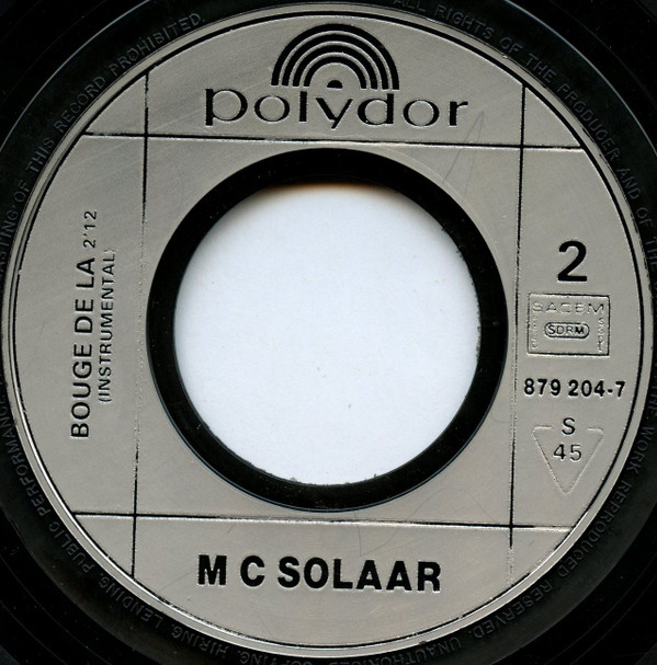 Mc Solaar - Bouge De Là | Polydor (879 204-7) - 4