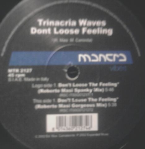 Trinacria Waves - Don't Loose The Feeling | Mantra Vibes (MTR 2127) - 3