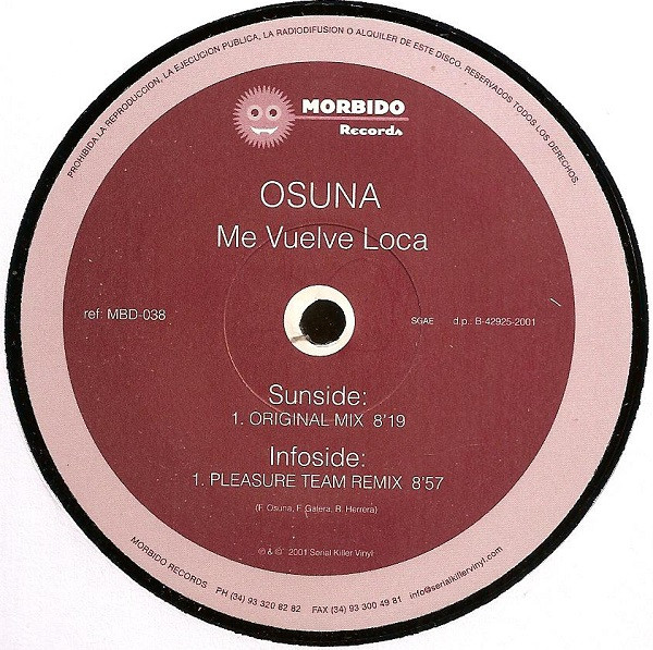 Osuna - Me Vuelve Loca | Morbido Records (MBD-038) - 3 Osuna - Me Vuelve Loca | Morbido Records (MBD-038) - 3