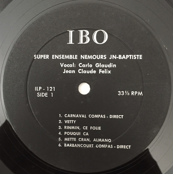 Super Ensemble De Nemours Jn. Baptiste - Ginou Mon Amour | IBO Records (ILP-121) - 3