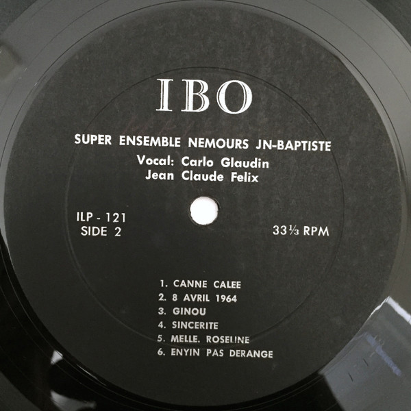 Super Ensemble De Nemours Jn. Baptiste - Ginou Mon Amour | IBO Records (ILP-121) - 4