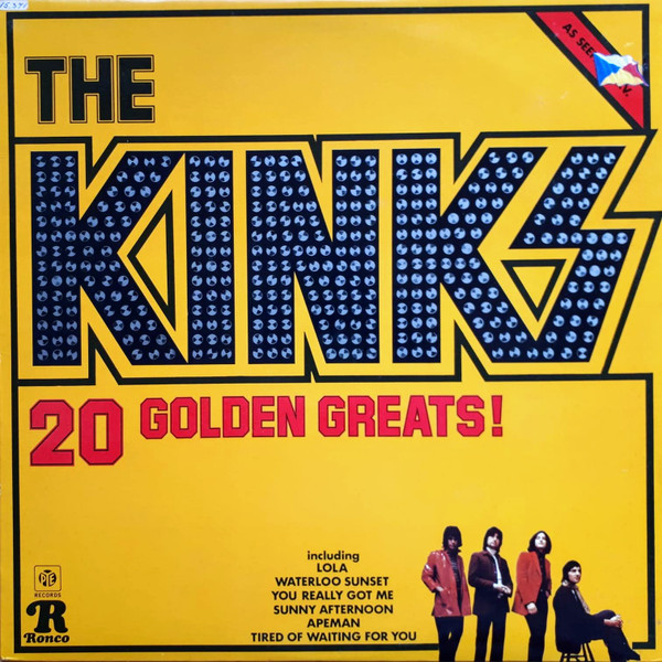 The Kinks - 20 Golden Greats | Ronco (RPL 2031) - main The Kinks - 20 Golden Greats | Ronco (RPL 2031) - main