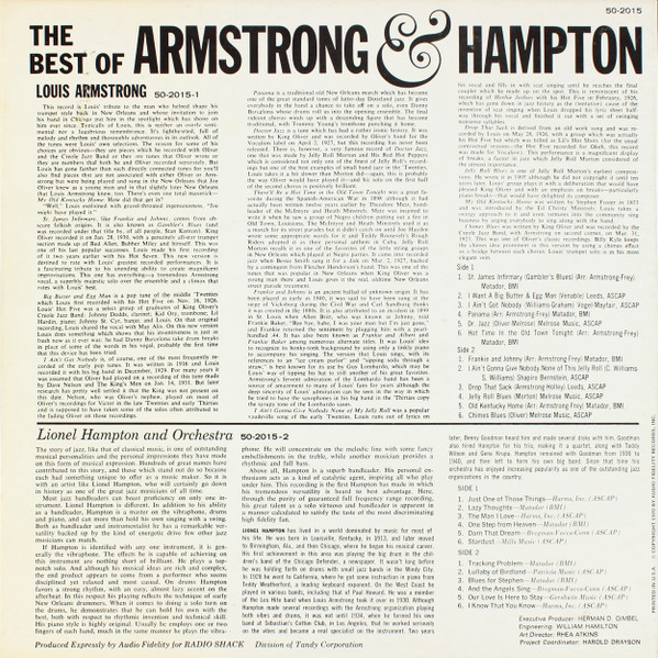 The Best Of Armstrong & Hampton