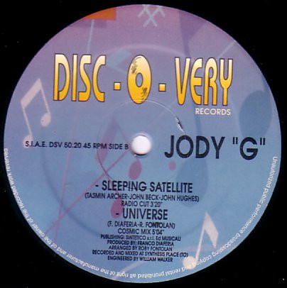 Jody "G" - Sleeping Satellite | Disc-O-Very Records (DSV 50.20)