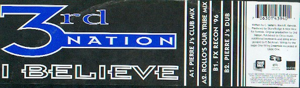 3rd Nation - I Believe | WEA (0630-14394-0) - 3 3rd Nation - I Believe | WEA (0630-14394-0) - 3