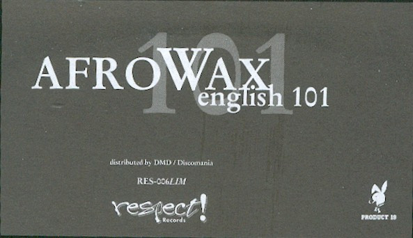 Afrowax - English 101 | Respect! Records (RES-006LIM) - 3