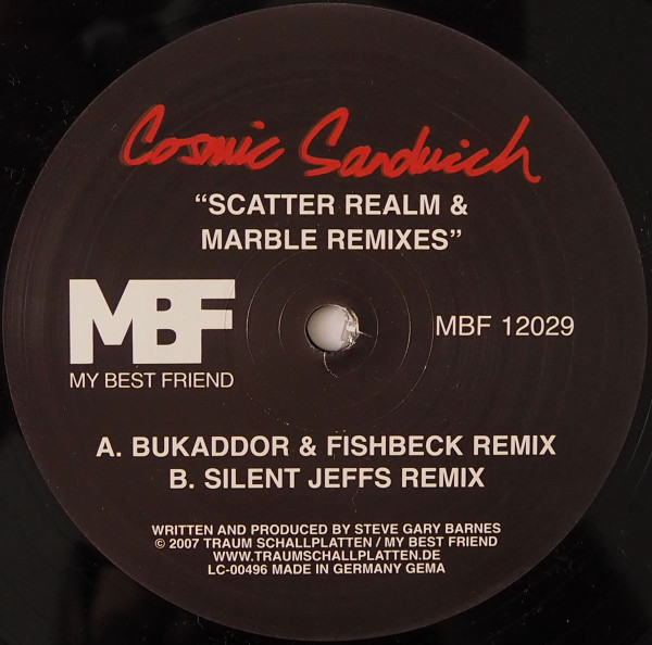 Cosmic Sandwich - Scatter Realm & Marble (Remixe) | My Best Friend (MBF 12029) - main Cosmic Sandwich - Scatter Realm & Marble (Remixe) | My Best Friend (MBF 12029) - main