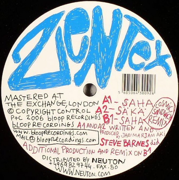 Zentex - Saha | Bloop Recordings (bloop12001) - main