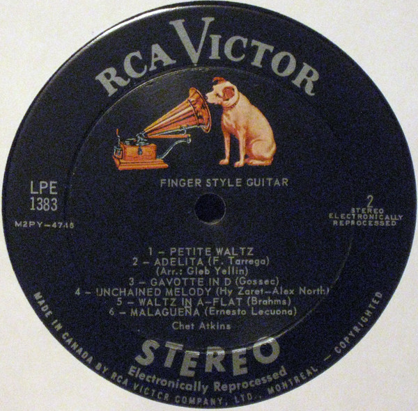 Chet Atkins - Finger-Style Guitar | RCA Victor (LPE 1383) - 4