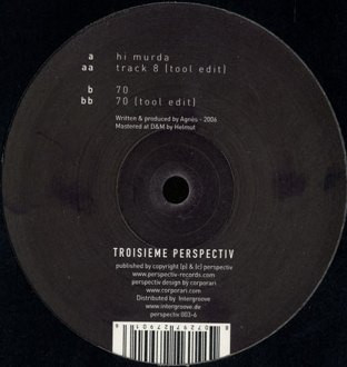 Agnès - Dub Vaults EP | Perspectiv (PSPV003-6) - main Agnès - Dub Vaults EP | Perspectiv (PSPV003-6) - main