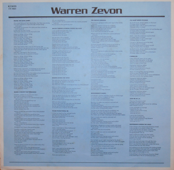 Warren Zevon