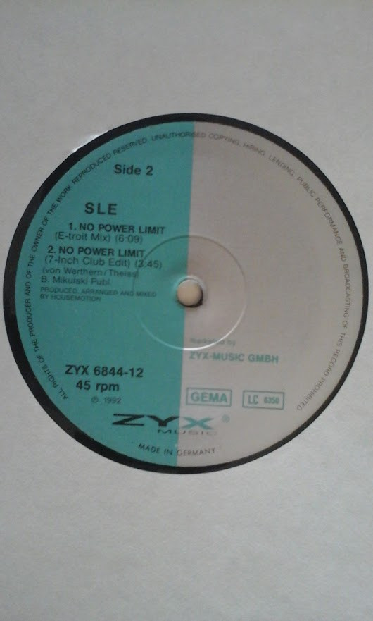 SLE - No Power Limit | ZYX Music (ZYX 6844-12) - 3