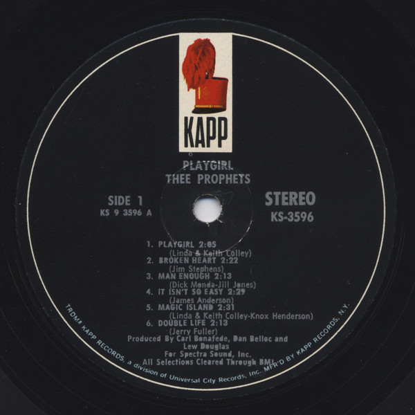 Thee Prophets - Playgirl | Kapp Records (KS-3596) - 3 Thee Prophets - Playgirl | Kapp Records (KS-3596) - 3
