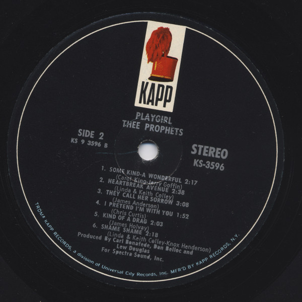 Thee Prophets - Playgirl | Kapp Records (KS-3596) - 4 Thee Prophets - Playgirl | Kapp Records (KS-3596) - 4