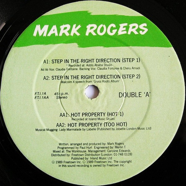 Mark Rogers - Step In The Right Direction | Freetown Inc (F.T.I. 1) - 4 Mark Rogers - Step In The Right Direction | Freetown Inc (F.T.I. 1) - 4