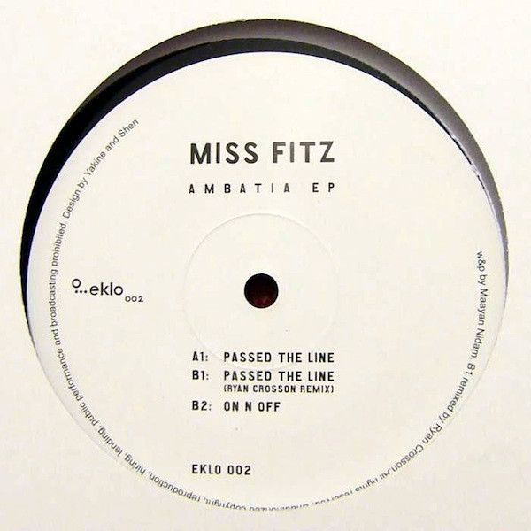 Miss Fitz - Ambatia EP | Eklo (EKLO 002) - main