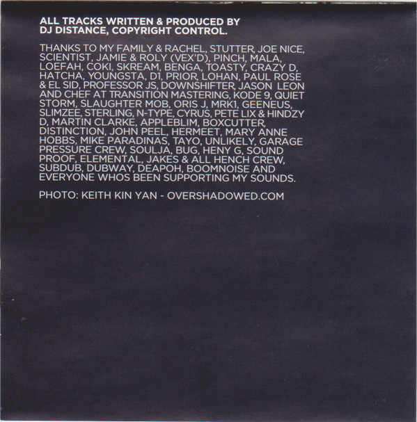DJ Distance - My Demons | Planet Mu (ZIQ170CD) - 4