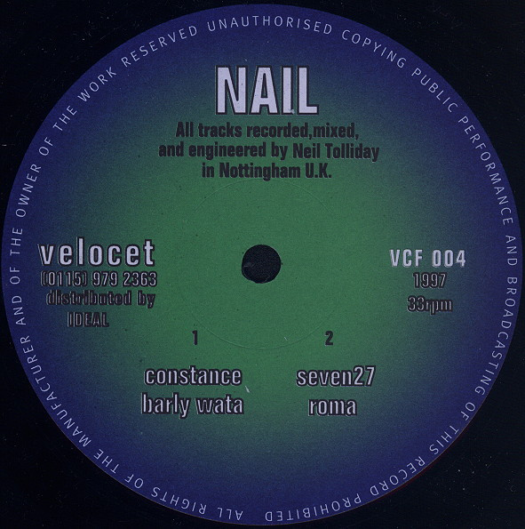 Nail Tolliday - Constance | Velocet (VCF004)