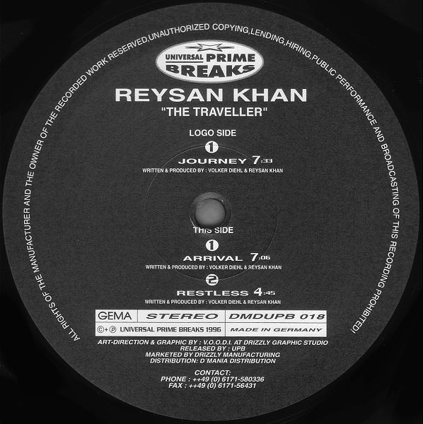 Reysan Khan - The Traveller | Universal Prime Breaks (DMDUPB 018) - 3 Reysan Khan - The Traveller | Universal Prime Breaks (DMDUPB 018) - 3