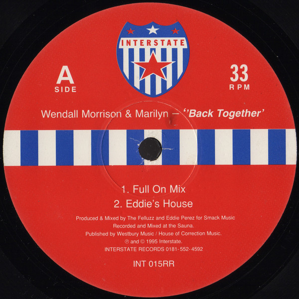 Wendall Morrison & Marilyn - Back Together | Interstate Records (INT 015RR) - 2 Wendall Morrison & Marilyn - Back Together | Interstate Records (INT 015RR) - 2
