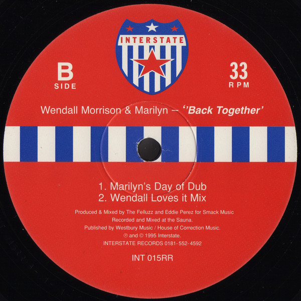 Wendall Morrison & Marilyn - Back Together | Interstate Records (INT 015RR) - 3 Wendall Morrison & Marilyn - Back Together | Interstate Records (INT 015RR) - 3
