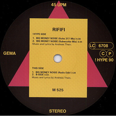 Rififi Introducing Tavernier - Big Money Noi$e | !Hype (M 525)