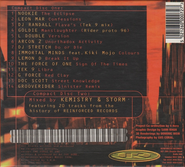 Various - Enforcers (Above The Law) | Reinforced Records (RIVET CD 07) - 3