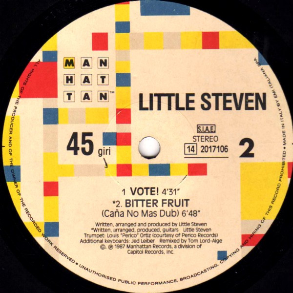Little Steven - Bitter Fruit | Manhattan Records (14 2017106) - 3