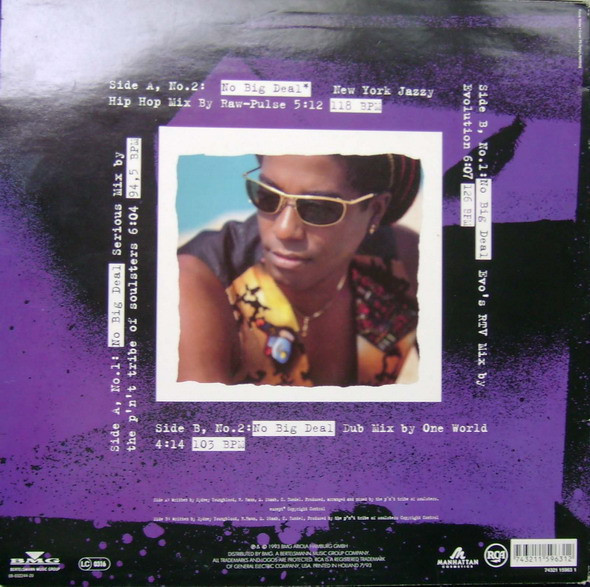 Sydney Youngblood - No Big Deal | BMG (74321 15963 1) - main Sydney Youngblood - No Big Deal | BMG (74321 15963 1) - main